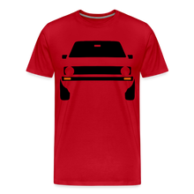 Laden Sie das Bild in den Galerie-Viewer, CLASSIC CAR SHIRT: GEHTEHIH (black) - Rot
