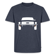 Laden Sie das Bild in den Galerie-Viewer, CLASSIC CAR SHIRT: MUSTANG (white) - Jeansblau 