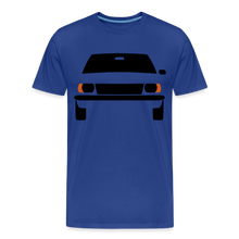 Laden Sie das Bild in den Galerie-Viewer, CLASSIC CAR SHIRT: ASCO B (black) - Königsblau