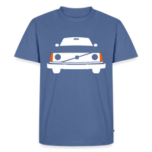 Laden Sie das Bild in den Galerie-Viewer, CLASSIC CAR SHIRT: 245 (white) - Taubenblau