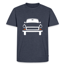 Laden Sie das Bild in den Galerie-Viewer, CLASSIC CAR SHIRT: TRABBI (white) - Jeansblau 
