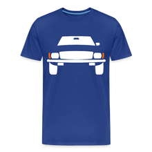 Laden Sie das Bild in den Galerie-Viewer, CLASSIC CAR SHIRT: 107 (white) - Königsblau