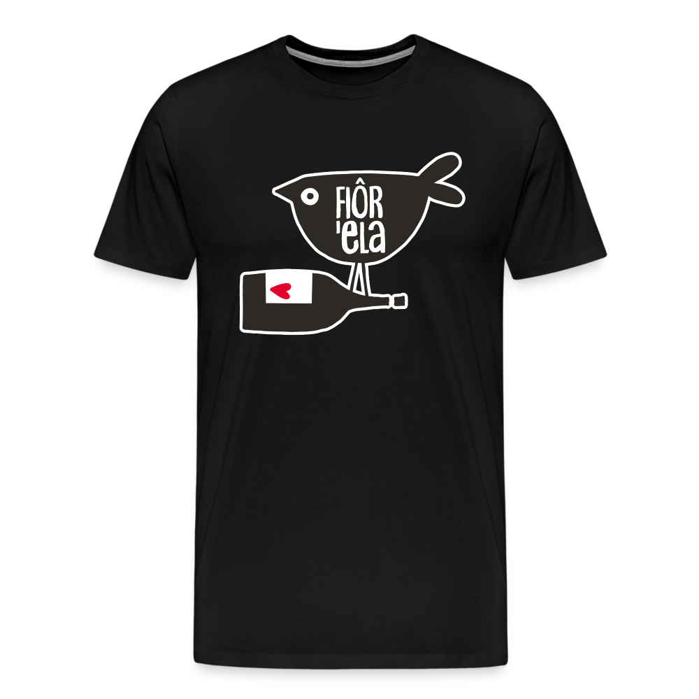 Männer T-Shirt - Fluhr Eller - Schwarz