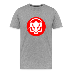 RAMPHOG SHIRT: SIGNET - Grau meliert
