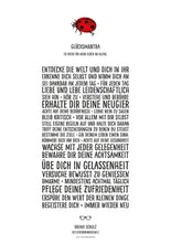 Laden Sie das Bild in den Galerie-Viewer, PLAKAT GLÜCKSMANTRA