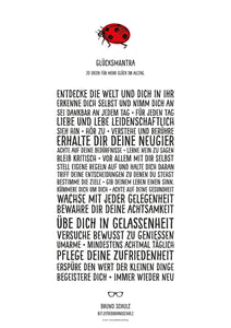 PLAKAT GLÜCKSMANTRA
