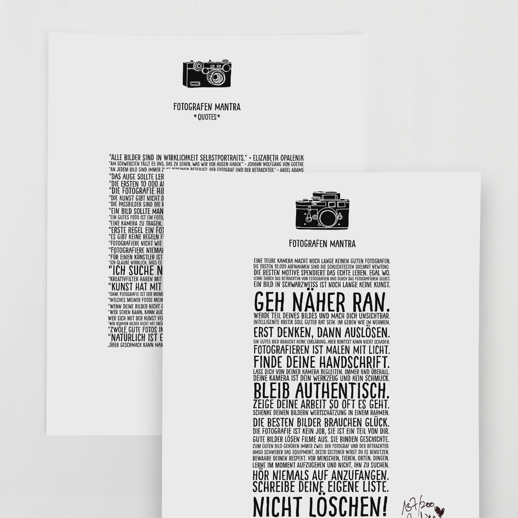 FOTOGRAFEN MANTRA - BUNDLE