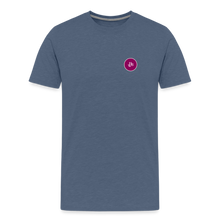 Laden Sie das Bild in den Galerie-Viewer, HBW Premium T-Shirt men - Blau meliert