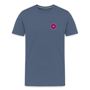 HBW Premium T-Shirt men - Blau meliert
