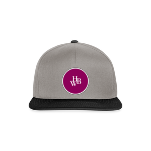 HBW Snapback Cap - Graphit/Schwarz