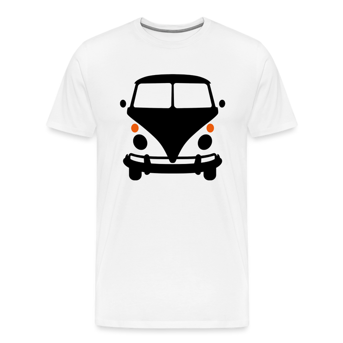 CLASSIC CAR SHIRT: BIG (black) - weiß