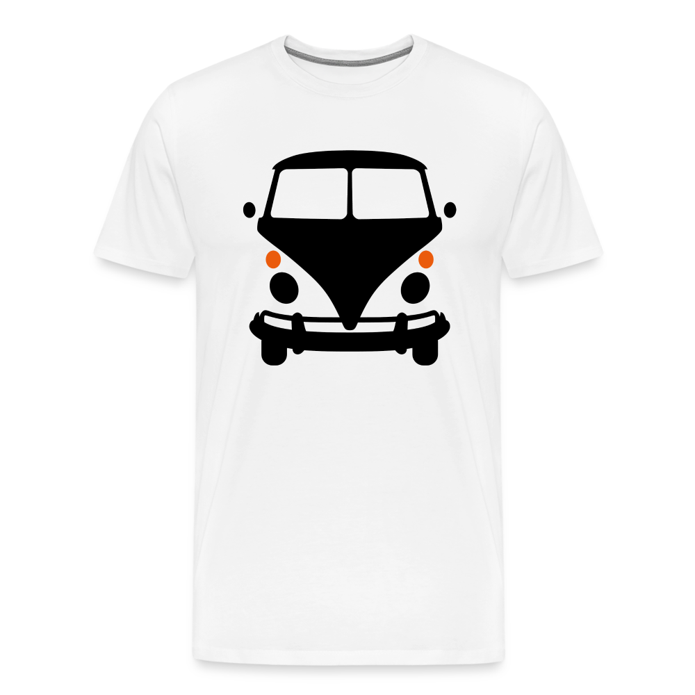 CLASSIC CAR SHIRT: BIG (black) - weiß