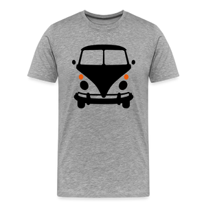 CLASSIC CAR SHIRT: BIG (black) - Grau meliert