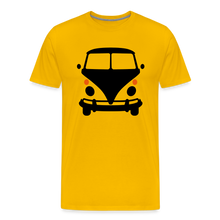 Laden Sie das Bild in den Galerie-Viewer, CLASSIC CAR SHIRT: BIG (black) - Sonnengelb
