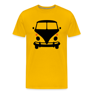 CLASSIC CAR SHIRT: BIG (black) - Sonnengelb