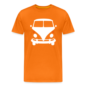 CLASSIC CAR SHIRT: BIG (white) - Orange