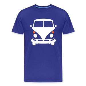 CLASSIC CAR SHIRT: BIG (white) - Königsblau