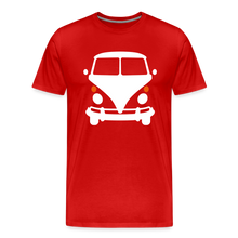 Laden Sie das Bild in den Galerie-Viewer, CLASSIC CAR SHIRT: BIG (white) - Rot