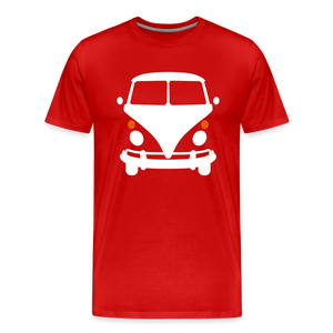 CLASSIC CAR SHIRT: BIG (white) - Rot