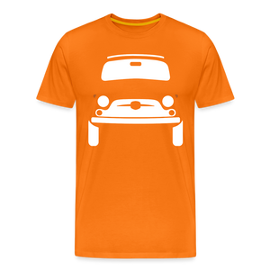 CLASSIC CAR SHIRT: KNUTSCHKUGEL (white) - Orange