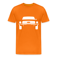 Laden Sie das Bild in den Galerie-Viewer, CLASSIC CAR SHIRT: MUSTANG (white) - Orange