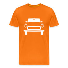 Laden Sie das Bild in den Galerie-Viewer, CLASSIC CAR SHIRT: TRABBI (white) - Orange