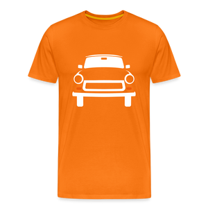 CLASSIC CAR SHIRT: TRABBI (white) - Orange