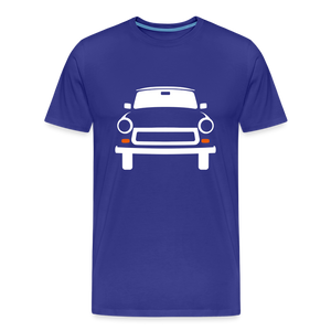CLASSIC CAR SHIRT: TRABBI (white) - Königsblau