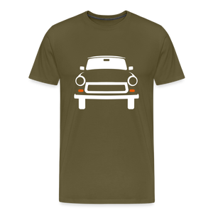 CLASSIC CAR SHIRT: TRABBI (white) - Khaki
