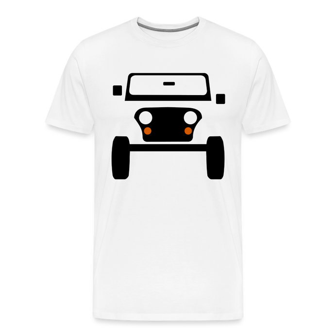 CLASSIC CAR SHIRT: CJ (black) - weiß