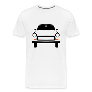 CLASSIC CAR SHIRT: TRABBI (black) - weiß