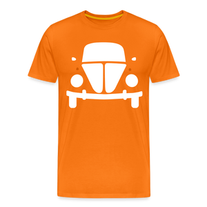 CLASSIC CAR SHIRT: KUGEL (white) - Orange