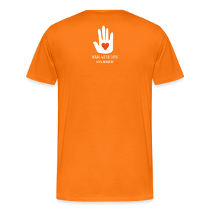 CLASSIC CAR SHIRT: KUGEL (white) - Orange