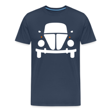 Laden Sie das Bild in den Galerie-Viewer, CLASSIC CAR SHIRT: KUGEL (white) - Navy