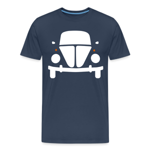 CLASSIC CAR SHIRT: KUGEL (white) - Navy