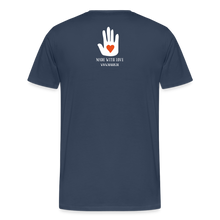 Laden Sie das Bild in den Galerie-Viewer, CLASSIC CAR SHIRT: KUGEL (white) - Navy