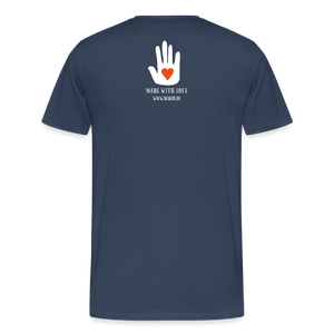 CLASSIC CAR SHIRT: KUGEL (white) - Navy