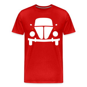 CLASSIC CAR SHIRT: KUGEL (white) - Rot