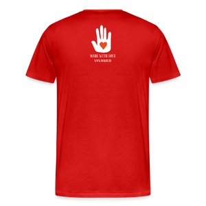 CLASSIC CAR SHIRT: KUGEL (white) - Rot