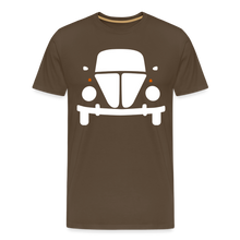 Laden Sie das Bild in den Galerie-Viewer, CLASSIC CAR SHIRT: KUGEL (white) - Edelbraun