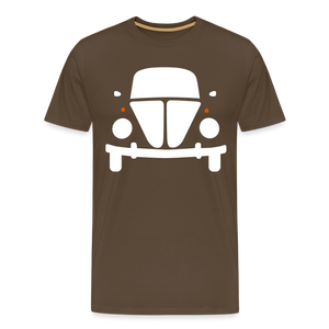 CLASSIC CAR SHIRT: KUGEL (white) - Edelbraun