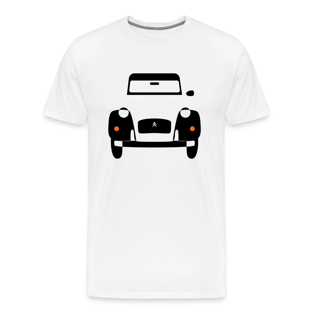CLASSIC CAR SHIRT: ENTE (black) - weiß