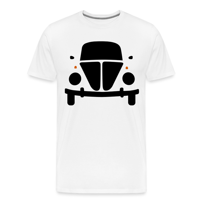 CLASSIC CAR SHIRT: KUGEL (black) - weiß