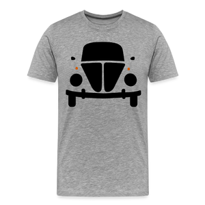 CLASSIC CAR SHIRT: KUGEL (black) - Grau meliert