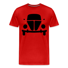 Laden Sie das Bild in den Galerie-Viewer, CLASSIC CAR SHIRT: KUGEL (black) - Rot