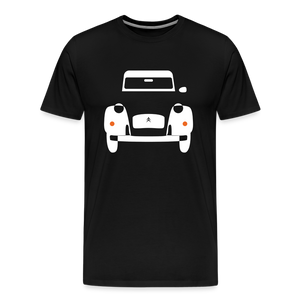 CLASSIC CAR SHIRT: ENTE (white) - Schwarz