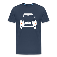 Laden Sie das Bild in den Galerie-Viewer, CLASSIC CAR SHIRT: ENTE (white) - Navy