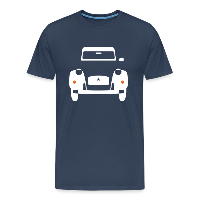 CLASSIC CAR SHIRT: ENTE (white) - Navy