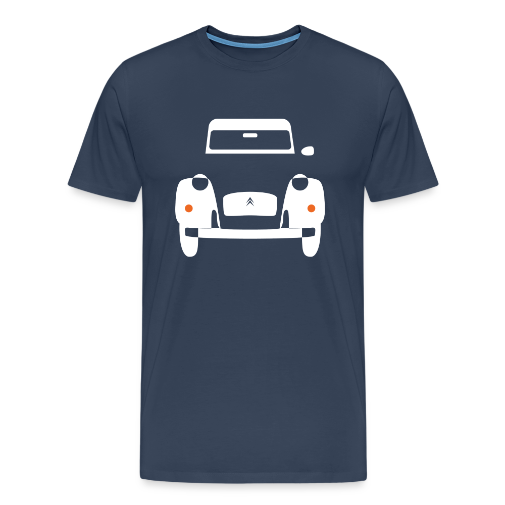 CLASSIC CAR SHIRT: ENTE (white) - Navy