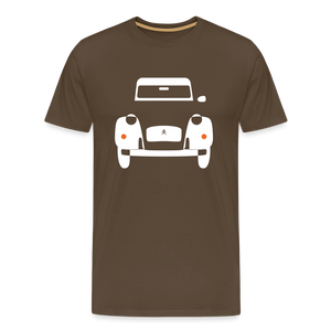 CLASSIC CAR SHIRT: ENTE (white) - Edelbraun